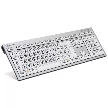 Toetsenbord Logickeyboard LKB-LPRNTBW-AJPU-DE Office USB QWERTZ Duits Meerkleurig