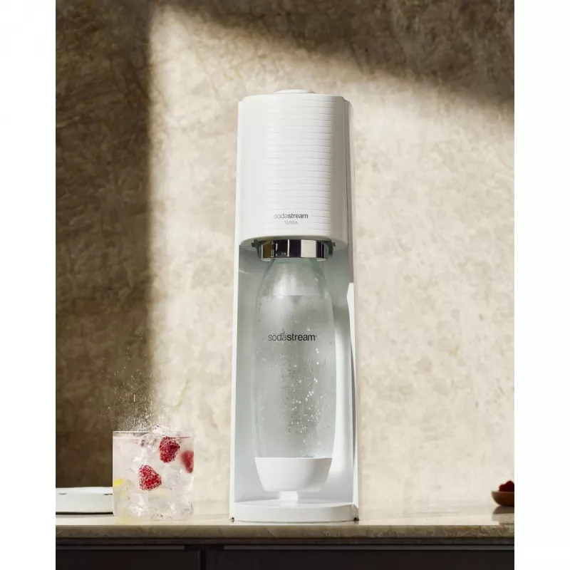 SodaStream Sodamaker Terra Megapack QC wit met 3 flessen (2270213)