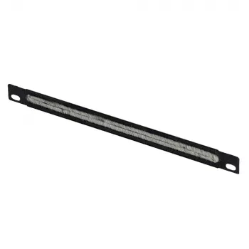Borstelpaneel LOGON RA10115BL zwart metaal 10 inch