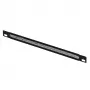 Borstelpaneel LOGON RA10115BL zwart metaal 10 inch