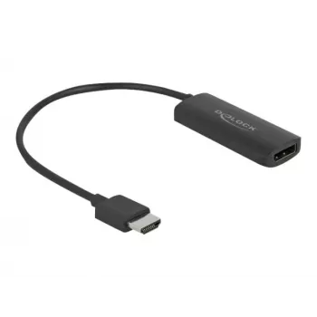 Adapter HDMI-A stekker naar DisplayPort bus 4K 60 Hz DeLOCK 63206