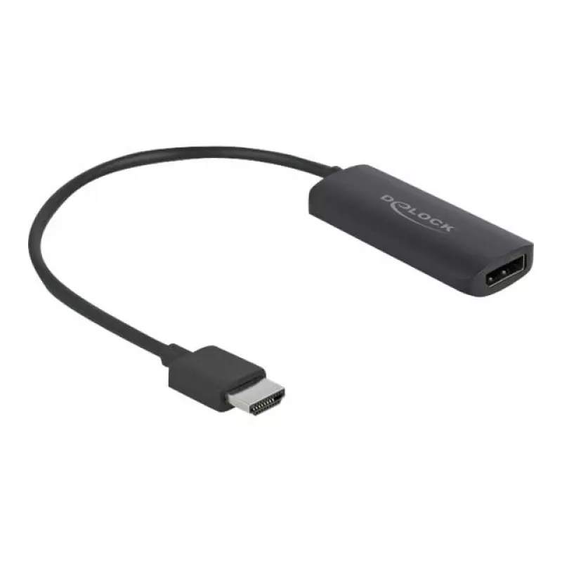 Adapter HDMI-A stekker naar DisplayPort bus 4K 60 Hz DeLOCK 63206
