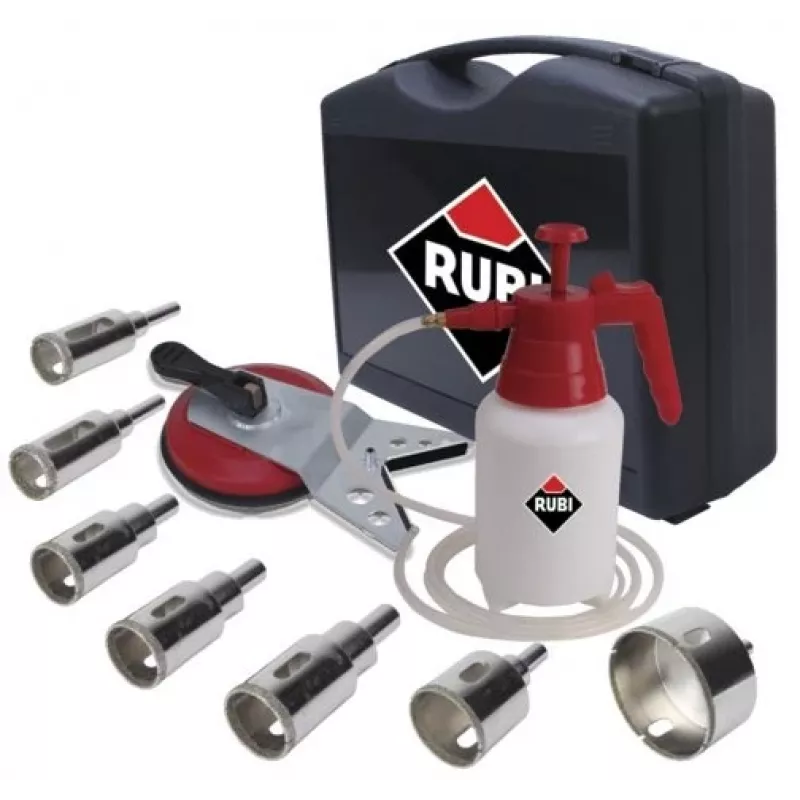 RUBI Easy Gres Plus Kit boorset (7 stuks)