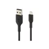 BELKIN PVC USB-KABEL USB-A - LIGHTNING, 1M, ZWART