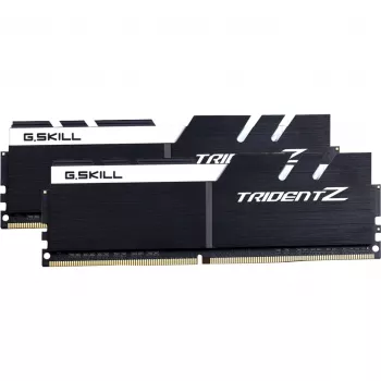 DIMM 32 GB DDR4-3200 (2x 16 GB) dual-kit, werkgeheugen zwart/wit, F4-3200C16D-32GTZKW, Trident Z, INTEL XMP