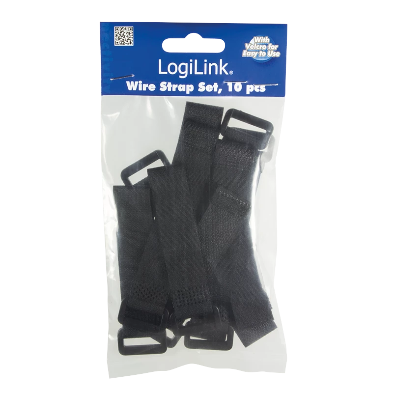 Kabelbinder LOGILINK KAB0056 nylon 150 mm zwart, 10-pack