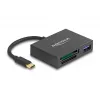 DeLOCK USB-C-kaartlezer voor XQD- en SD-geheugenkaarten USB 5 Gbit/s