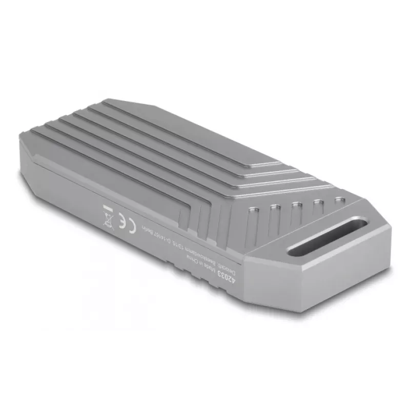 SSD-behuizing DeLOCK 42033 grijs M.2 PCI Express 40 Gbit/s