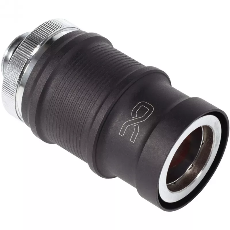 Snelkoppeling Alphacool ES BLH1A Push-in Female AG chroom zwart mat