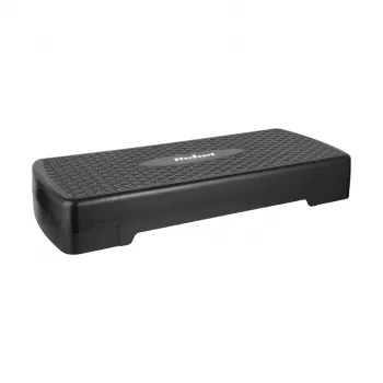 Fitness step Rebel Active 2-traps, polypropyleen, antislip oppervlak, 680×280 mm, ondersteunde hoogteverstelling