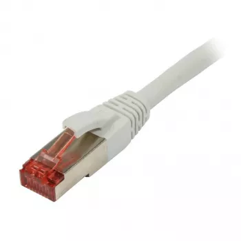Patchkabel RJ45 – CAT6 250 MHz – 1,0 m grijs – S-STP (S/FTP) – TPE/LSZH (Superflex) – Synergy 21 –