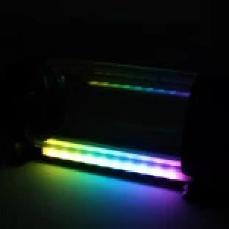 XSPC pomp- en reservoirkit D5 met ARGB-verlichting, zwart — pomp-reservoircombinatie