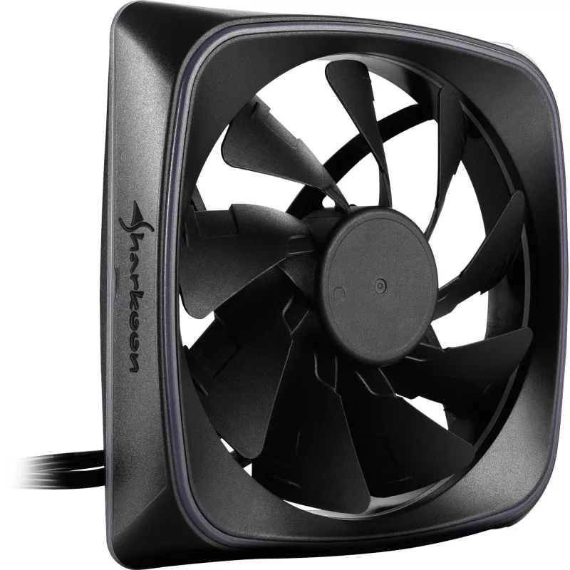 Ventilator Sharkoon RGB SHARK Lights 12 cm zwart