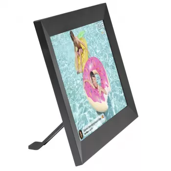 Denver PFF-1024BMK2 digitale fotolijst Zwart 25,6 cm (10,1 inch) Touchscreen Wi-Fi