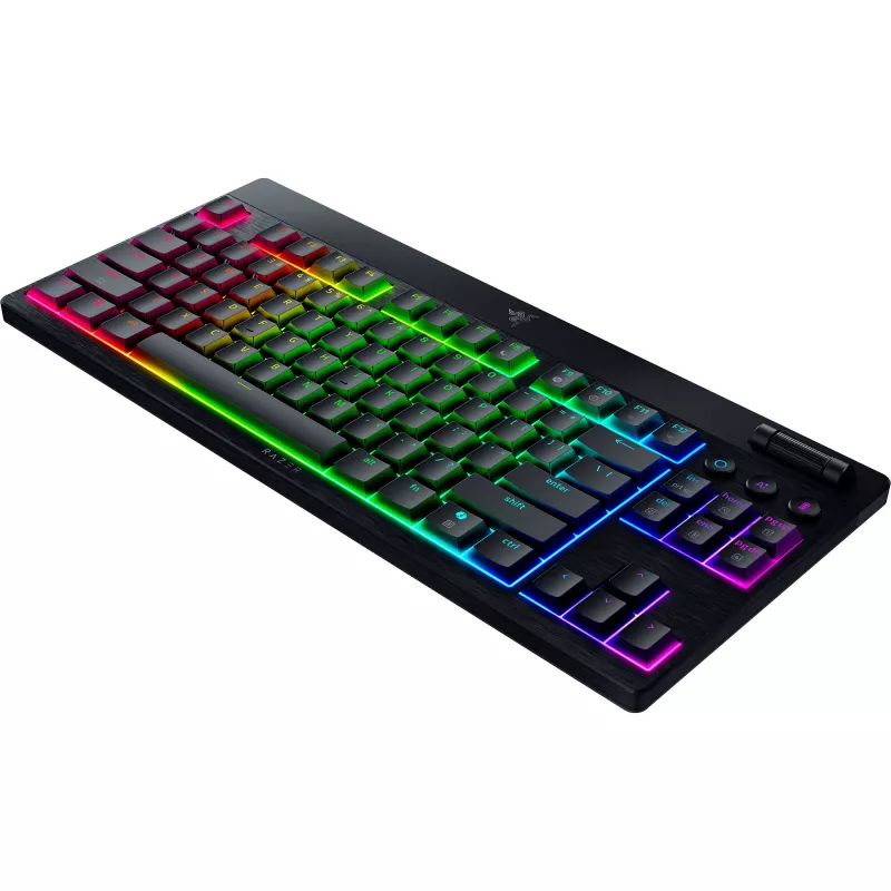BlackWidow V4 Low-Profile TKL HyperSpeed, Gaming-toetsenbord Zwart, DE-layout, Razer Low-Profile Orange