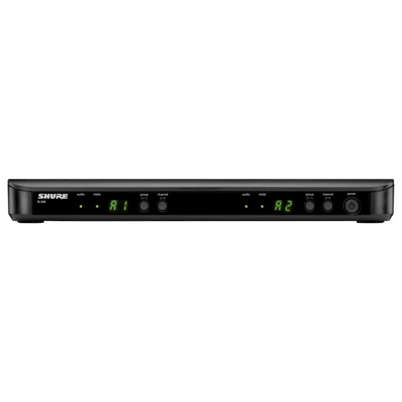 Shure BLX288E/SM58-H8E – draadloos systeem met ontvanger en twee SM58-microfoons
