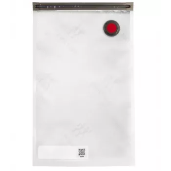 Vacuümbox ZWILLING 36807-007-0, rechthoekige kunststof levensmiddelencontainer, 1,1 l & 2,3 l, luchtdicht afsluitbaar deksel, afneembaar, doorschijnend wit