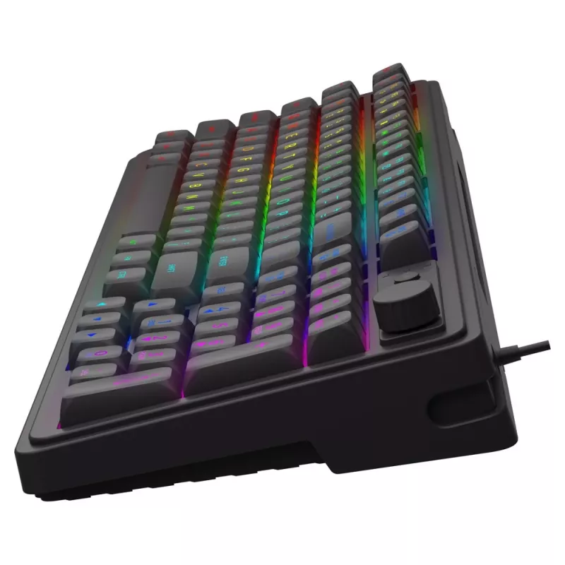 Savio Galaxis gaming-toetsenbord USB QWERTY US Engels zwart