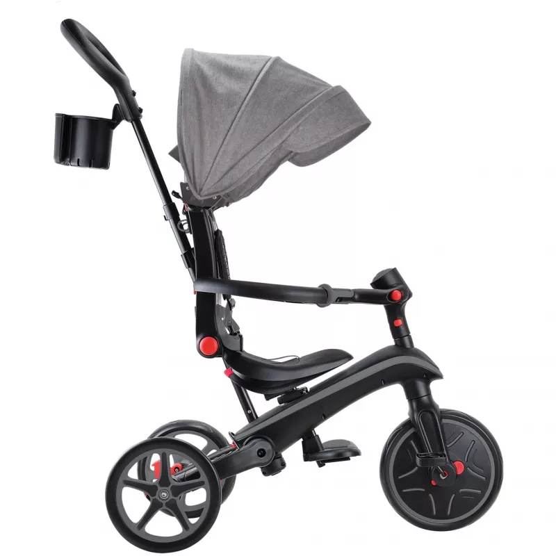 Explorer Trike Foldable 4 in 1, kindervoertuig grijs