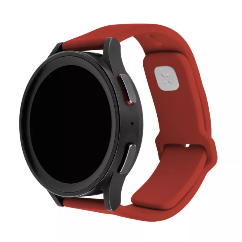 22-mm siliconen horlogeband FIXED FIXSST2-22MM-RD met snelwisselstiften, rood