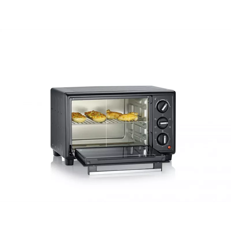 Elektrische tafeloven SEVERIN TO 2079 — 20 L inhoud, 1600 W, zwart