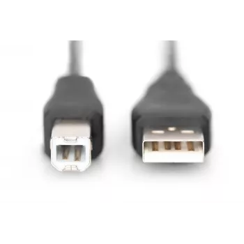 Assmann USB-verbindingskabel. Type-A - B M/M. 1,8 m. USB 2.0 geschikt. UL. bl (AK-300102-018-S)