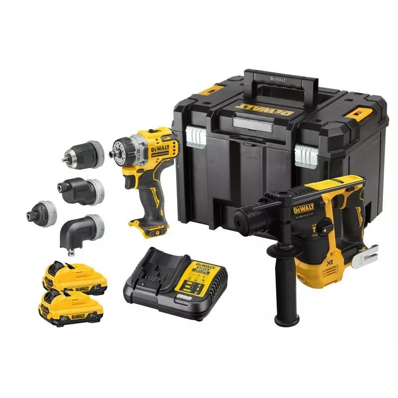 DeWALT DCK2101L2T-QW elektrische schroevendraaier/slagmoersleutel zwart, geel
