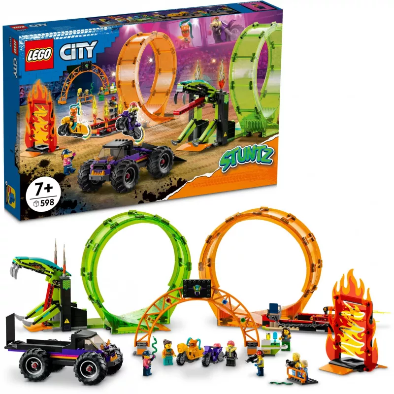 LEGO City 60339 LEGO® CITY Stuntshow-dubbele looping (60339)