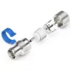 Easy-installation IEC/Koax-doos (zilver/blauw, 6,5 - 8,0 mm)