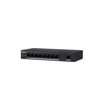 Dahua Technology PFS3009-8ET-96 unmanaged L2 Fast Ethernet (10/100) Power over Ethernet (PoE) zwart