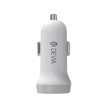 Autolader Devia Smart Series Lightning 5V 3,1A Dual USB wit