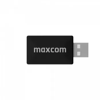 Draadloze radio-auto-adapter MAXCOM MC02 Wave met Bluetooth-connectiviteit voor in-car audiostreaming