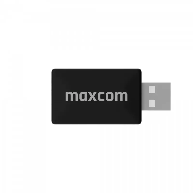 Maxcom MC02 Wave draadloze autoradio-adapter, zwart
