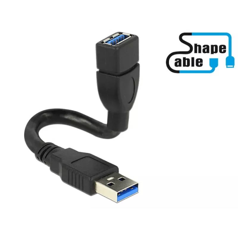 USB-kabel DeLOCK 0,15 m 2xUSB3.0-A