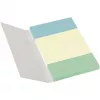Blanco registertabbladen Herlitz 50033447 zelfklevend 160 vel blauw groen geel