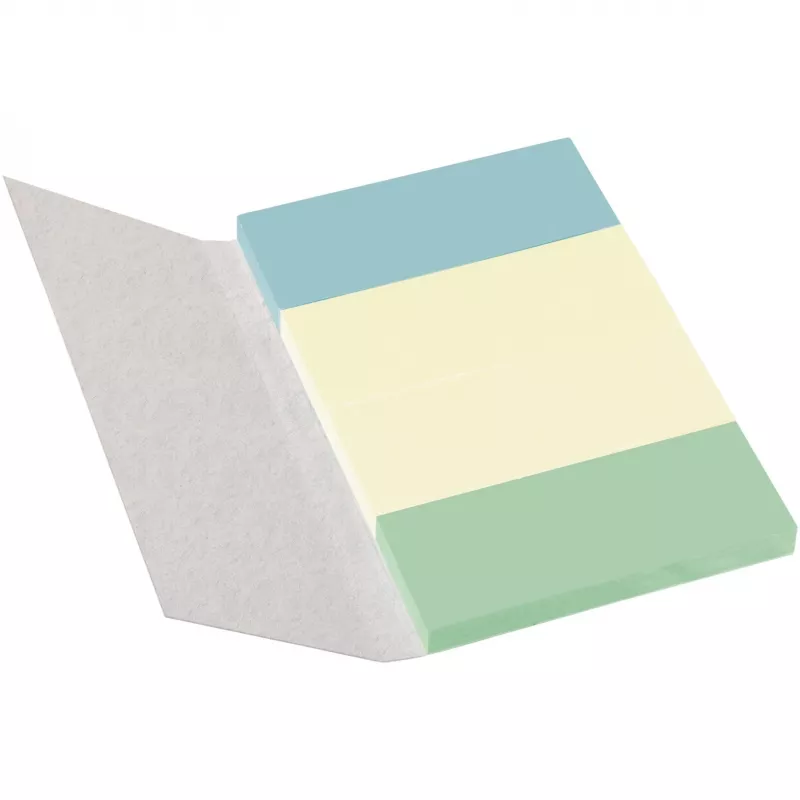 Blanco registertabbladen Herlitz 50033447 zelfklevend 160 vel blauw groen geel