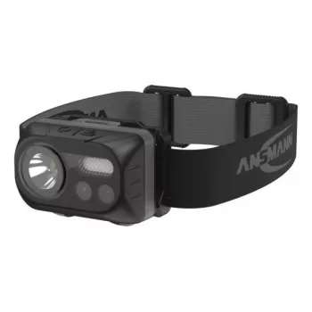 LED-hoofdlamp ANSMANN ANS 1600-0386 — op batterijen, compacte handsfree verlichting