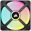 Corsair CO-9051001-WW iCUE LINK QX120 RGB behuizingsventilator, 120 mm, PWM, met temperatuursensor, zwart