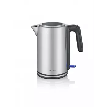 SEVERIN WK 3449 waterkoker — 1,7 l, 2400 W, RVS/kunststof, zwart-zilver