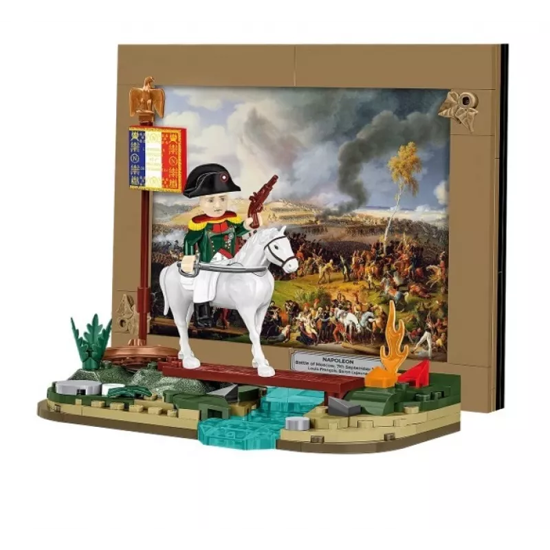 Bouwset Cobi Napoleons Slag om Moskou 145 onderdelen modelbouwpakket historisch diorama