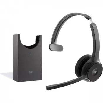 Headset 721 Wireless SINGLE+STAND Carbon zwart Usba B