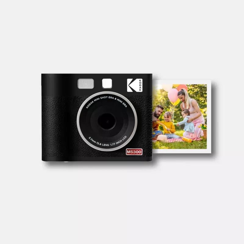 Instantcamera Kodak Mini Shot 3 Era – zwart, 4Pass-printtechnologie