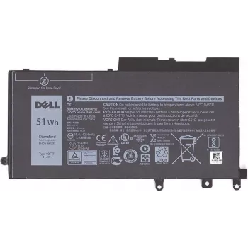 Batterij voor Dell-laptops, 51 WHr, 3-cell, compatibel met modellen met MPN 52TFC