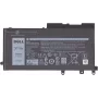 Batterij voor Dell-laptops, 51 WHr, 3-cell, compatibel met modellen met MPN 52TFC