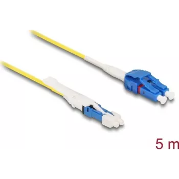 Glasvezelkabel DeLOCK CS stekker op LC Duplex OS2 Uniboot 5 m