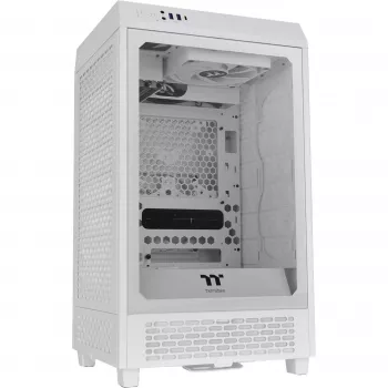 Thermaltake The Tower 200 Micro-Tower Mini-ITX-behuizing met zijvenster wit