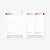 Planningskalender 2026 A5 blauw