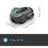 Maaierrobot GARDENA smart SILENO max — 800 m², 16 cm maaibreedte, batterij, LONA-navigatie, grijs