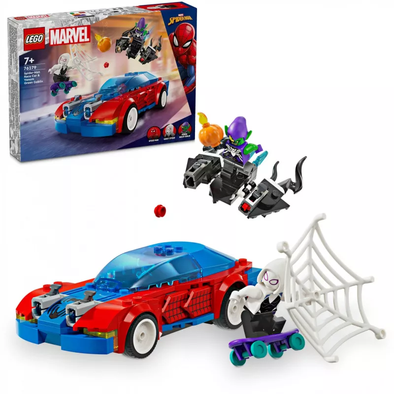 LEGO Marvel 76279 Spider-Man racewagen & Venom Green Goblin bouwspelset