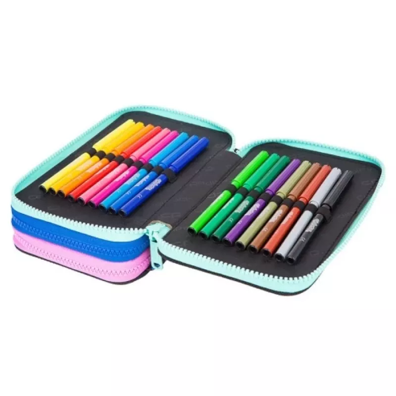 Drielaags etui met inhoud CoolPack Jumper 3 TENNIS STAR